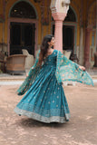 Stunning Sequins Embroidered Work Wedding Anarkali Set - women's fashion mart