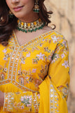 Floral Embroidery Sequins Work Beautiful Anarkali Suit Set