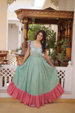 Ethnic Embroidered Anarkali Dress For Women