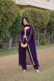 Readymade Embroidered Work Women Kurti Pant With Dupatta Set - women's fashion mart