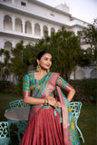 Kalamkari Print Beautiful Lehenga Choli For Woman - women's fashion mart