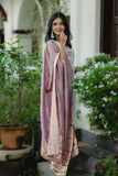 White Jacquard Mina Work Pure Viscose Muslin Cotton Kurta Set -WOMEN FASHION XS women's fashion mart