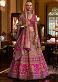Dahlia Purple Designer Lehenga Set
