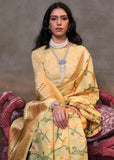 Vanilla Yellow Woven Banarasi Mulmul Cotton Jamdani Saree