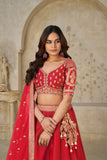 Ivory Grandeur Luxury Zari Embroidered Bridal Lehenga