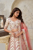 Ethereal Elegance White Dori Embroidered Designer Lehenga