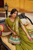 Ethereal Elegance Pure Chanderi Zari Woven Luxury Lehenga Set