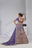 Divine Grandeur Royal Raw Silk Bridal Lehenga