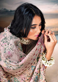 Mauve Purple Light Weight Cotton Silk Saree With Digital Print