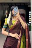 Elegant Traditional Zari Border Lehengas with Contrasting Dupattas Perfect for Festive & Wedding Occasions - women's fashion mart