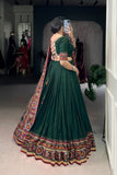 Gamthi Print Embossed Designer Beautiful Lehenga Choli