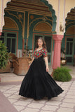 Kutchi Gamthi Work Gown For Navratri - women's fashion mart