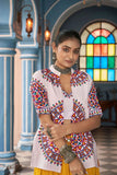 Jacket Stylish Designer Embroidered With Mirror Work Navratri Chaniya Choli - women's fashion mart