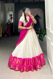 Kalyani Cotton Lehenga Choli Paired With Flowing Georgette Dupatta
