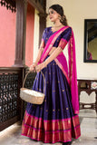 Cotton Silk Weaving Work Lehenga Choli - women's fashion mart