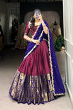 Tarika Narayan Pattu South Indian Lehenga Set