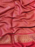 Cream Colour Double Border Chex Weaving Banarasi Soft Silk Saree  women's fashion mart