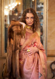 Exclusive Soft Weaved Digital Printed Peach Saree - women's fashion mart