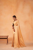 Beige Kanjivaram Art Silk Saree - Default Title women's fashion mart