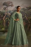 Luxury Soft Net Lehenga With Swarovski And Heavy Embroidery