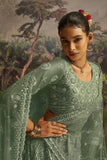 Luxury Soft Net Lehenga With Swarovski And Heavy Embroidery