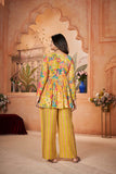 Mesmerizing Floral Printed Yellow  Silk Salwar Kameez - women's fashion mart