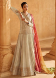 Beautiful Ivory Beige Embroidered Designer Lehenga Kurta - women's fashion mart