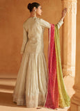 Beautiful Ivory Beige Embroidered Designer Lehenga Kurta - women's fashion mart