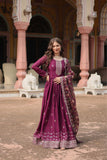 Stunning Sequins Embroidered Work Wedding Anarkali Set - women's fashion mart