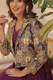 Exclusive Ready-to-Wear Lehenga Choli -WOMEN FASHION Wine women's fashion mart