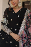 Beautiful Stylish designer Gown With Dupatta Set - women's fashion mart