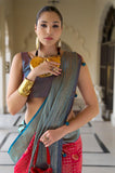 Bridal Red Woven Banarasi Silk Saree