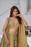 Ethereal Harmony  Double Layered Dupatta Bridal Lehenga