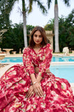 Georgette Floral Printed Co-Ord Set - women's fashion mart