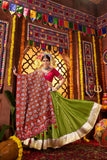 Fluorescent Green Stylish Designer Navratri Special Lehenga Choli