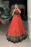 Gorgeous Patola Leheriyu Print Lehenga Choli  women's fashion mart