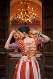 Orange Navratri Designer Embroidery With Mirror Work Lehenga Choli -WOMEN FASHION Default Title women's fashion mart