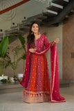 Stylish Sequins Embroidered Wedding Designer Gown