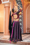 Black Navratri Special Designer Lehenga Choli -WOMEN FASHION Default Title women's fashion mart