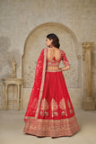 Ivory Grandeur Luxury Zari Embroidered Bridal Lehenga