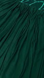 Dark Green Colour Fish Cut Sequence Work Lehenga Choli  women's fashion mart