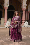 Stunning Sequins Embroidered Work Wedding Anarkali Set - women's fashion mart