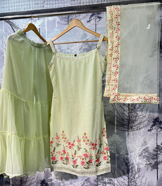 Pakistani Festive & Party Wear -Party Wear Beige women's fashion mart