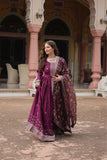 Stunning Sequins Embroidered Work Wedding Anarkali Set - women's fashion mart