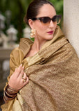 Classy Golden Woven Banarasi Tissue Silk Saree