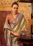 Royal Beige Kanjivaram Saree