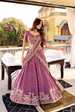 Celestial Lavender Hand Embellished Luxury Bridesmaid Lehenga