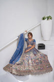 Divine Grandeur Royal Raw Silk Bridal Lehenga