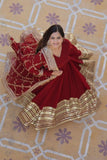 Beautiful Elegance Of Premium Designer Readymade Gown With Dupatta Set -WOMEN FASHION M women's fashion mart