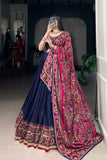 Gamthi Print Embossed Designer Beautiful Lehenga Choli